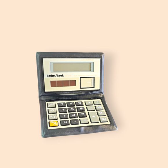 Vtg Radioshack pocket calculator - Picture 1 of 4
